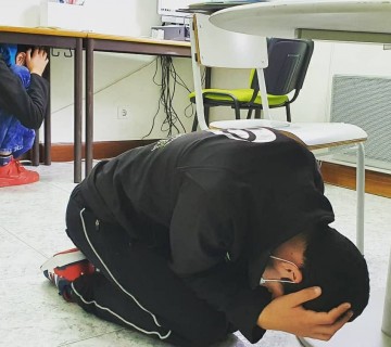 Participação no exercício público de sensibilização para o risco sísmico