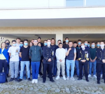 Sessão da Escola Naval da Marinha Portuguesa com os alunos finalistas