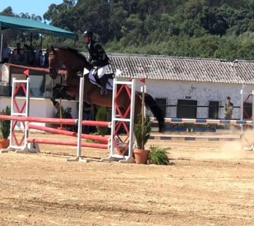 Concurso de Obstáculos, no Regimento de Cavalaria de Braga
