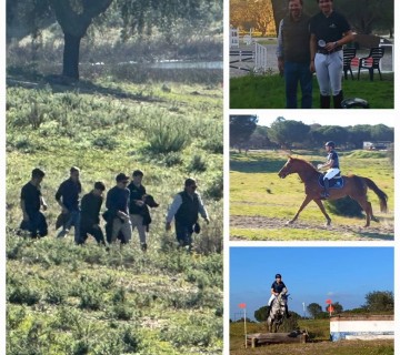 Participação no Concurso Completo de Equitação, na Herdade de Vale Sabroso, Alcácer do Sal – 03 de fevereiro de 2024