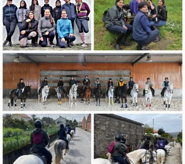 Percurso equestre no Caminho da Costa para Santiago de Compostela - 3 e 4 de abril de 2024