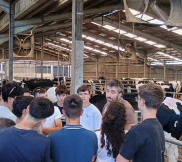 Turmas do 2.º ano do Curso Profissional Técnico de Produção Agropecuária em visita de estudo à região Centro - 28 a 30 de maio de 2025