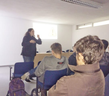 Palestra sobre o uso da Internet