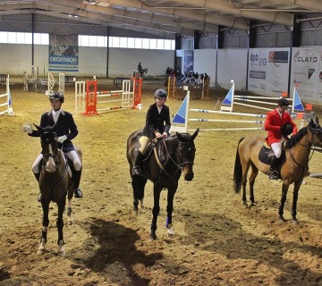 Participação dos alunos de TGE no concurso regional de obstáculos no Trote - Centro Hípico, em Braga